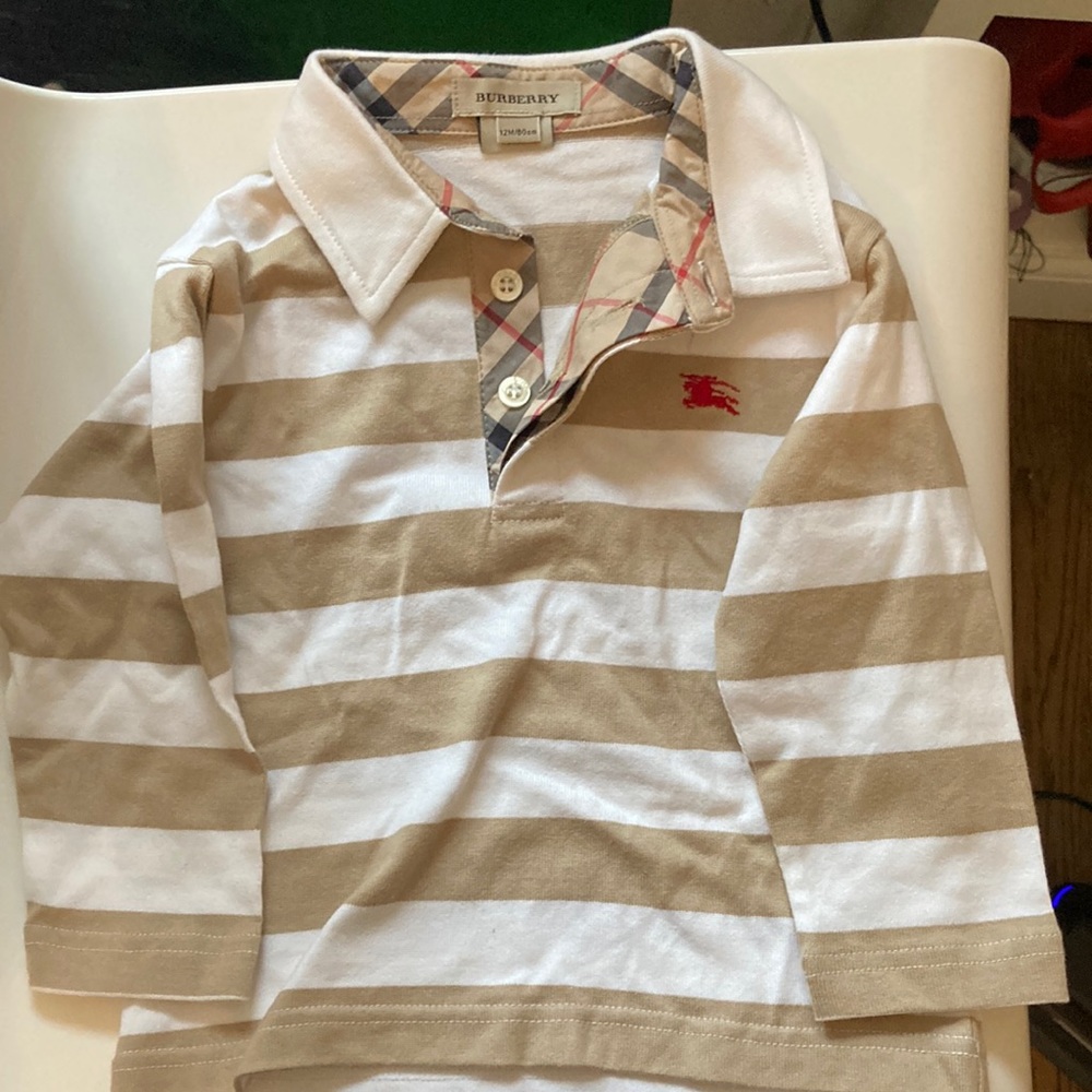 Authentic Burberry boys rugby. Size 12M